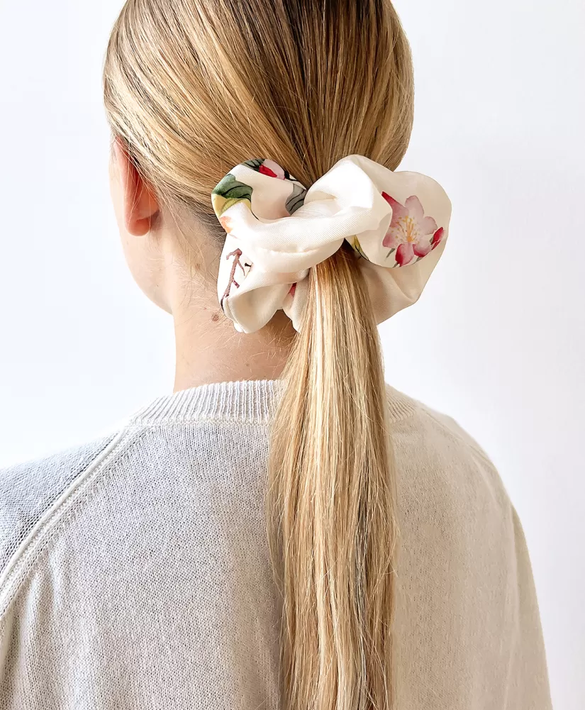 ACCESSORIO PER CAPELLI IN SETA STAMPATO - -Momoni New
