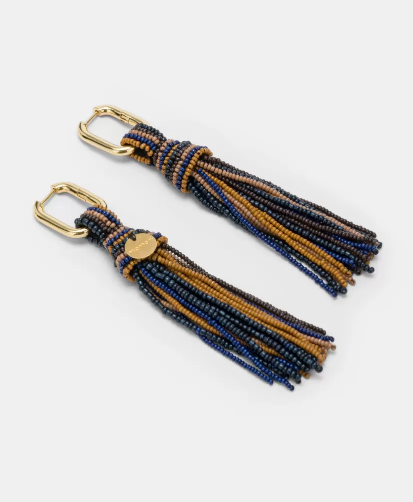 BIJOUX TEMAKI CON PERLINE O PERLE- NAVY MULTICOLORE-Momoni Cheap