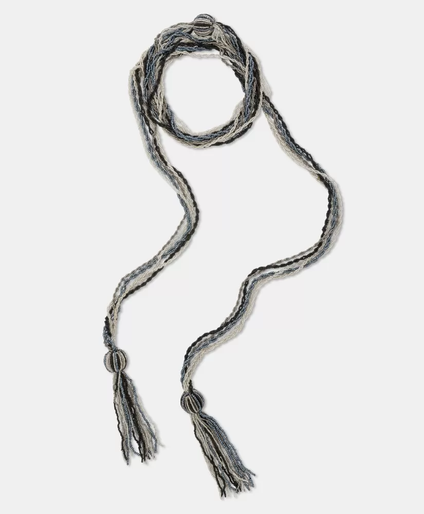 BIJOUX WAKAME CON PERLINE O PERLE-GRIGIO MULTICOLORE-Momoni Best Sale