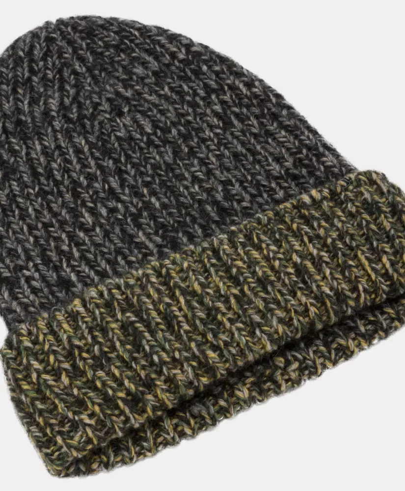 CAPPELLO ZIGOLO MOULINE COLOR BLOCK-MULTICOLORE VERDE-Momoni Outlet