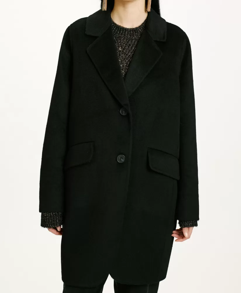 CAPPOTTO POMERANIA IN PANNO DOUBLE--Momoni Best
