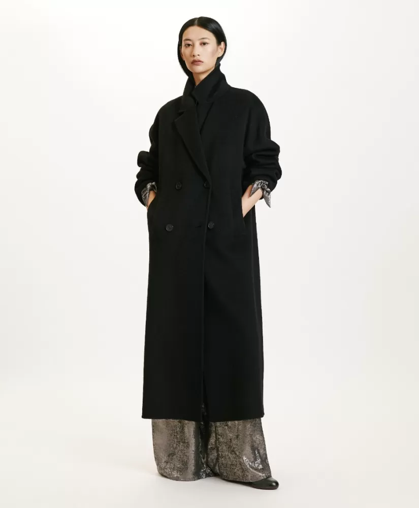 CAPPOTTO SAKURA IN PANNO DOUBLE LANA ALPACA--Momoni Best Sale