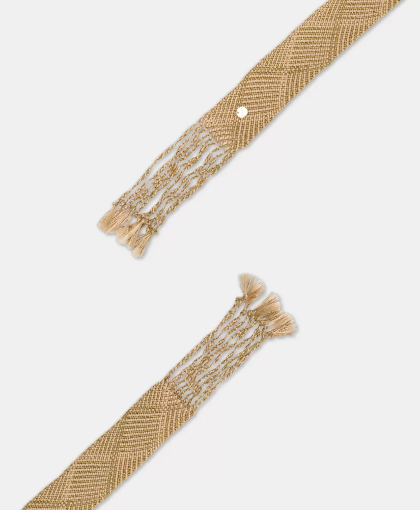 CINTURA KUNIE IN LUREX INTRECCIATO--Momoni Flash Sale