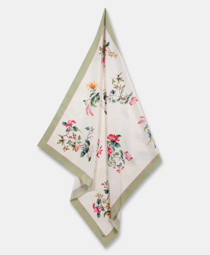 FOULARD NIPPONIA IN SETA--Momoni Hot