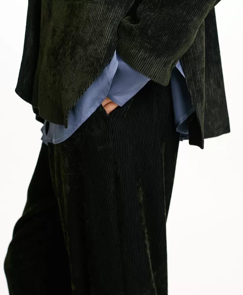GIACCA HINATA IN VELLUTO STRETCH BICOLOR-GRIGIO CARBONE-Momoni Flash Sale