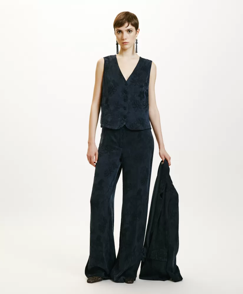 GIACCA SABI IN LYONCEL VISCOSA JACQUARD--Momoni Outlet