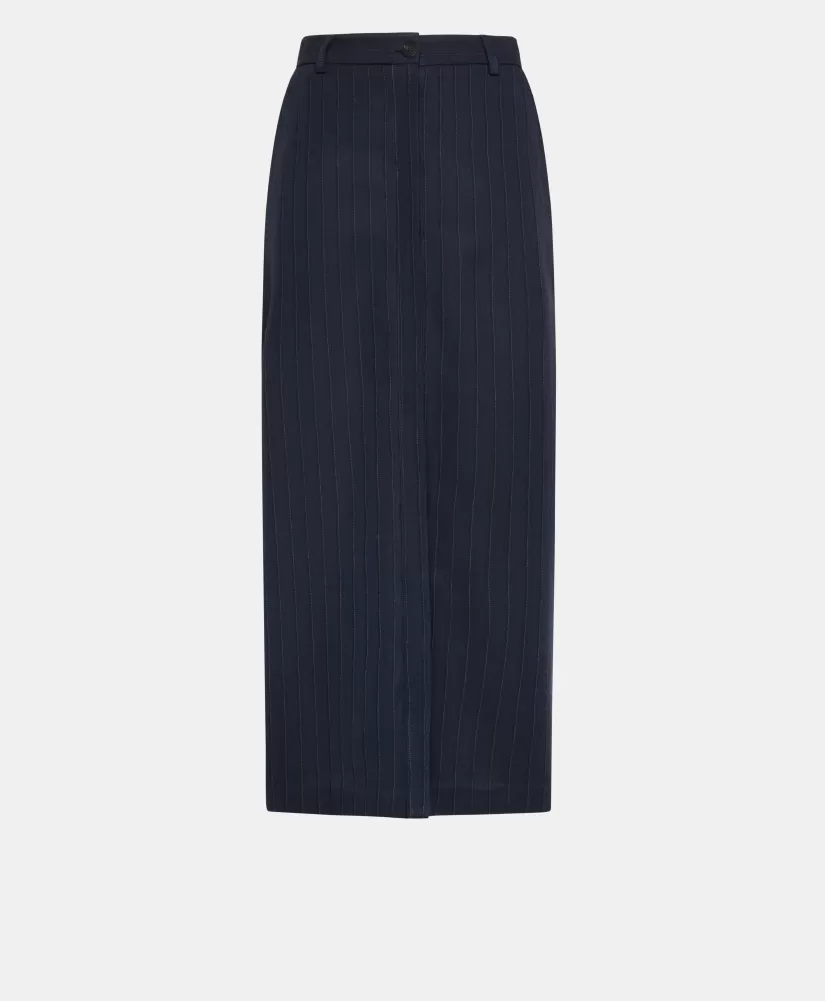 GONNA NOA IN TWILL DI LANA GESSATO--Momoni Best
