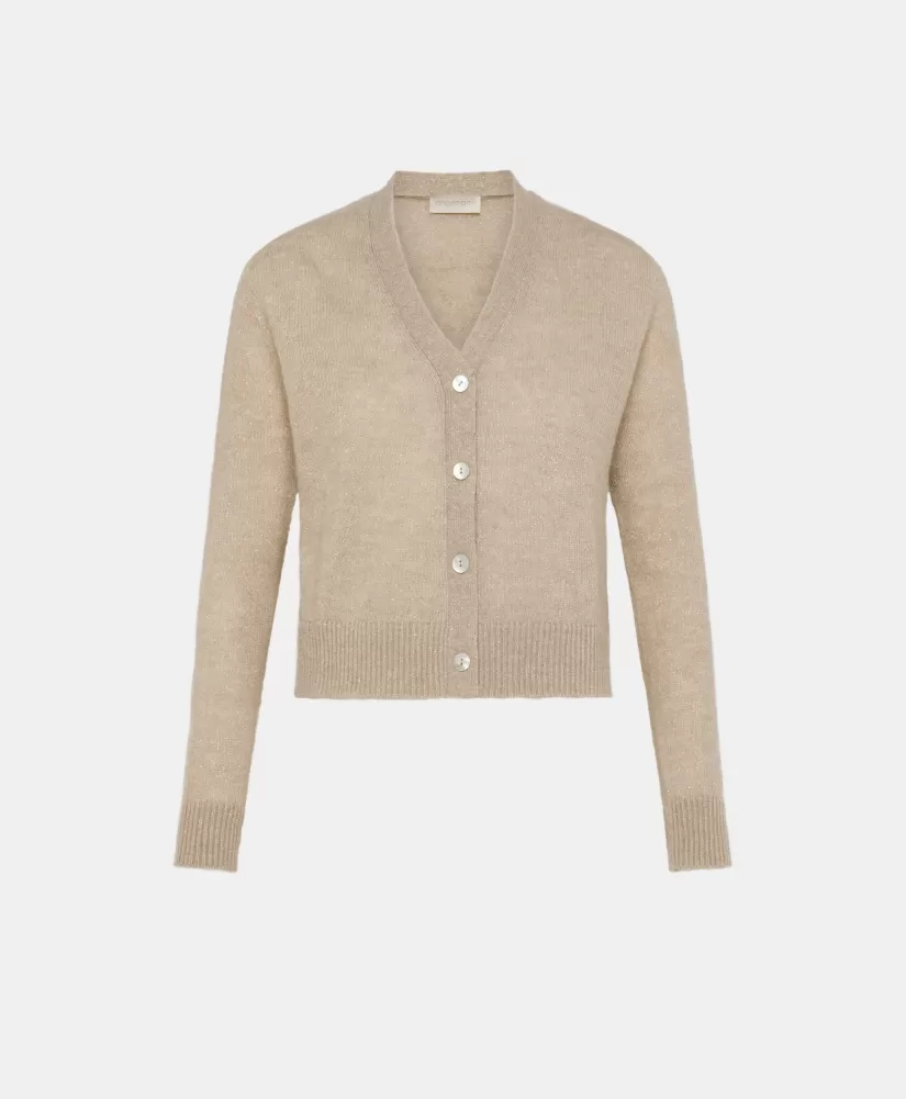 MAGLIA JIRO IN MOHAIR MISTO LUREX--Momoni Best Sale