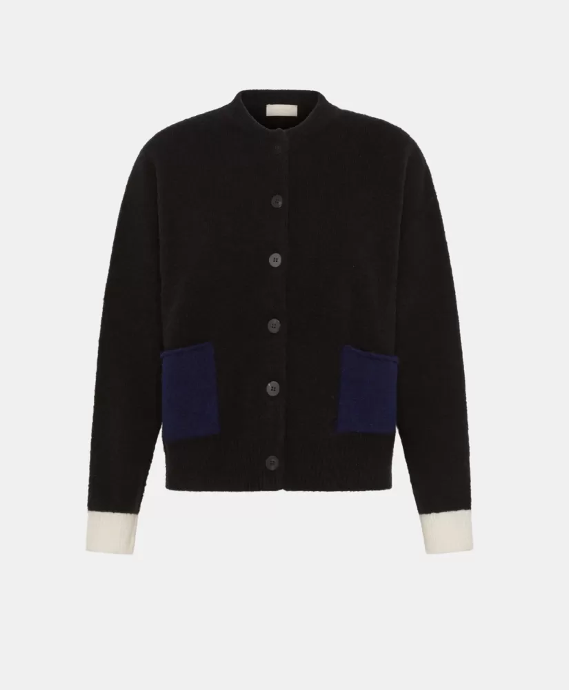MAGLIA KAERU EFFETTO FELPA COLOR BLOCK--Momoni Cheap