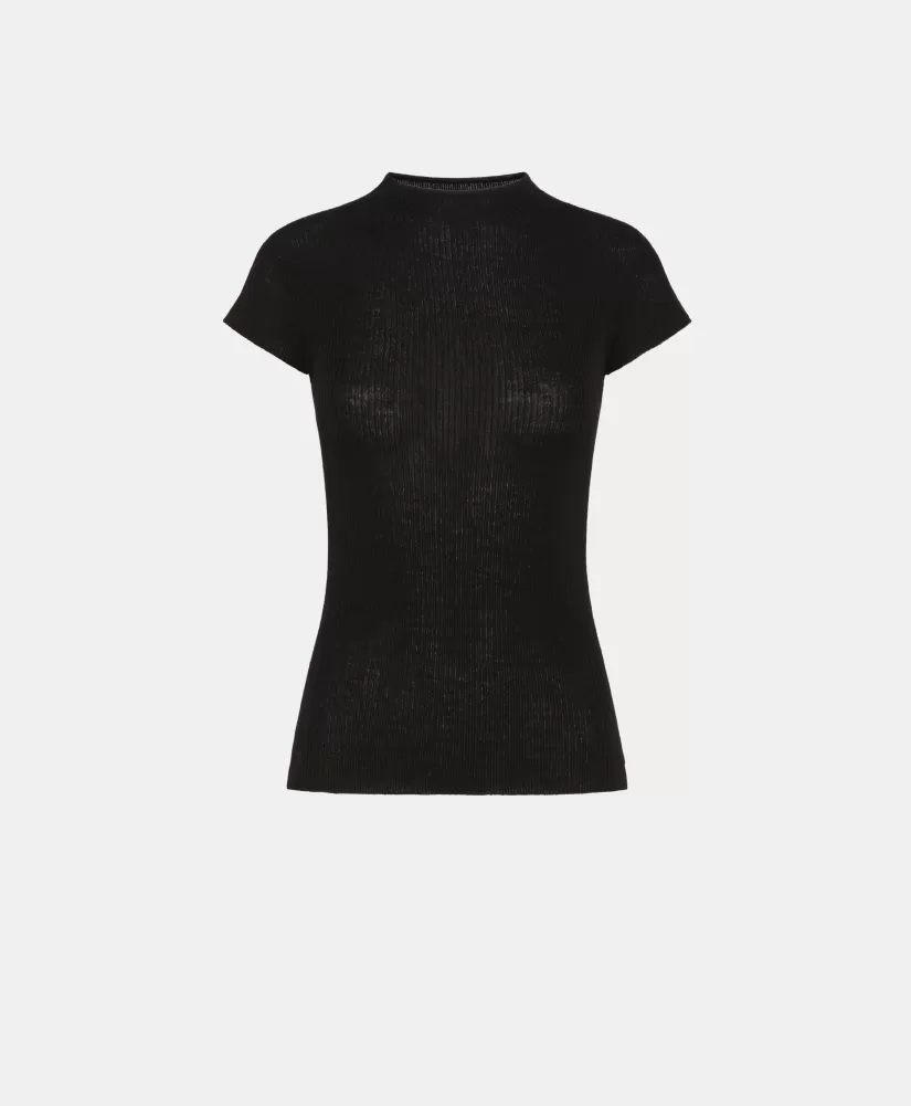 MAGLIA KAME IN LANA MERINOS--Momoni Clearance