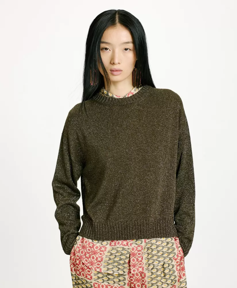 MAGLIA KARASU IN LUREX--Momoni Clearance