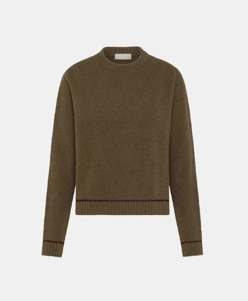 MAGLIA KARASU PUNTO PANNOCCHIA STRETCH-VERDE ERBA-Momoni Hot