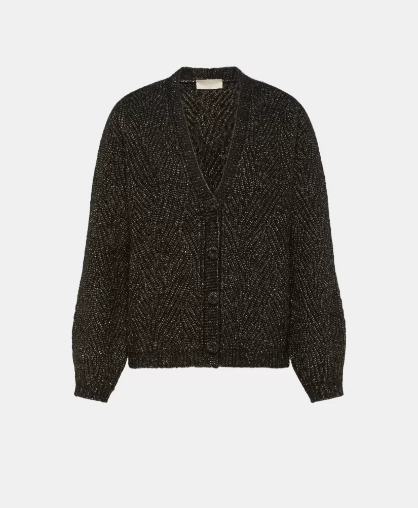 MAGLIA SAIKI PUNTO PIZZO LUREX--Momoni Cheap