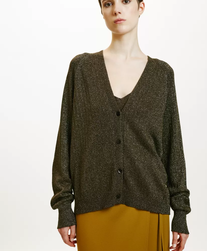 MAGLIA SHIRO IN LUREX--Momoni Discount