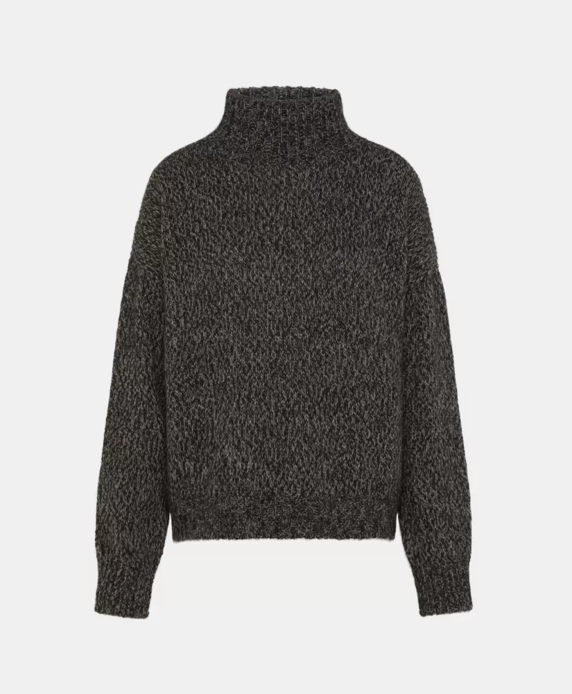 MAGLIA UMA MUOLINE-GRIGIO CARBONE-Momoni Best Sale