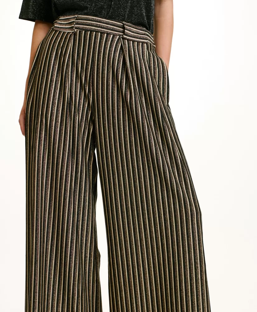 PANTALONE ASPEN IN JERSEY LUREX -MULTICOLORE RAME-Momoni Cheap