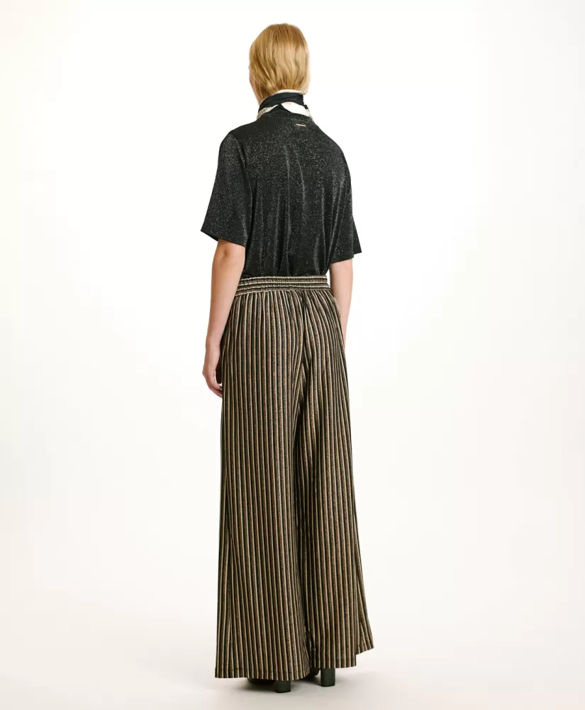 PANTALONE ASPEN IN JERSEY LUREX -MULTICOLORE RAME-Momoni Cheap