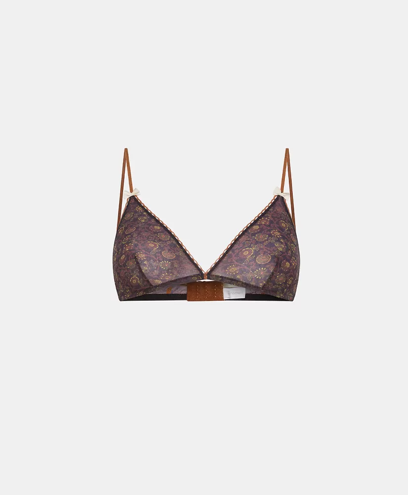 REGGISENO AMETHIST IN NYLON STAMPATO--Momoni Flash Sale