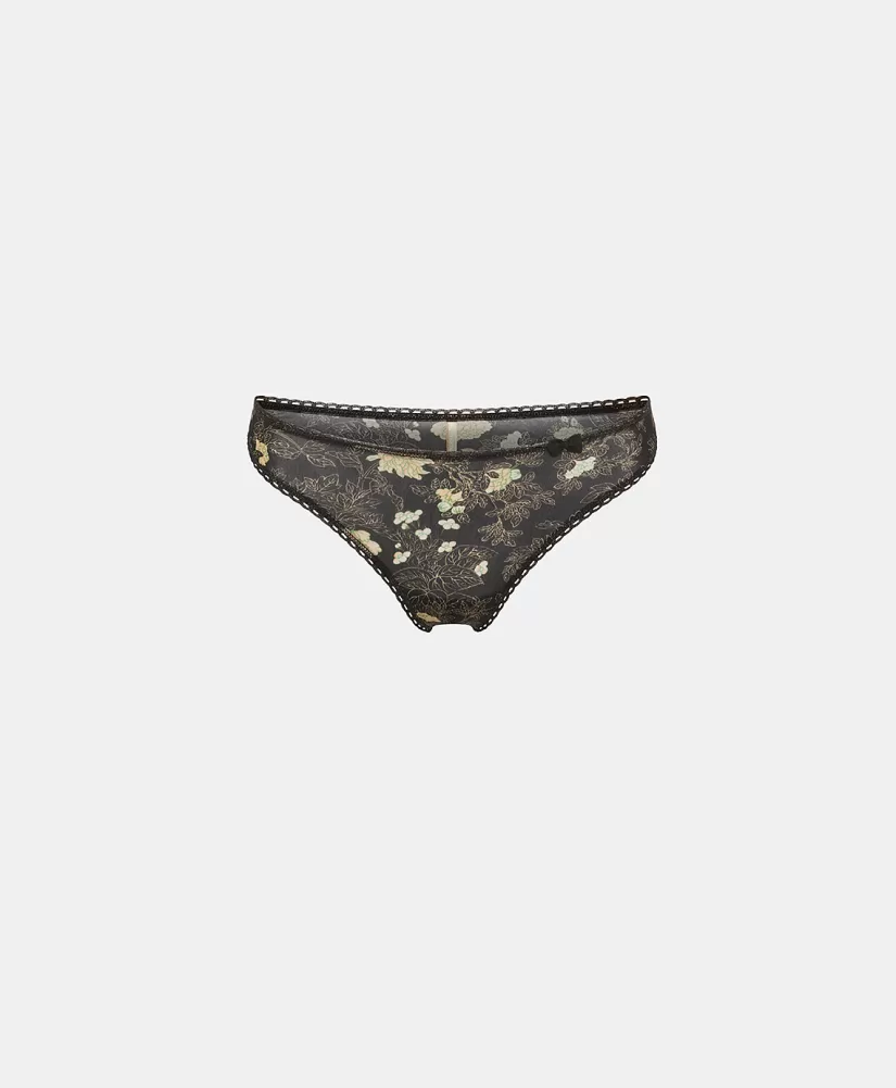 SLIP ARCA IN NYLON STAMPATO-NERO/ROSA CIPRIA-Momoni Cheap