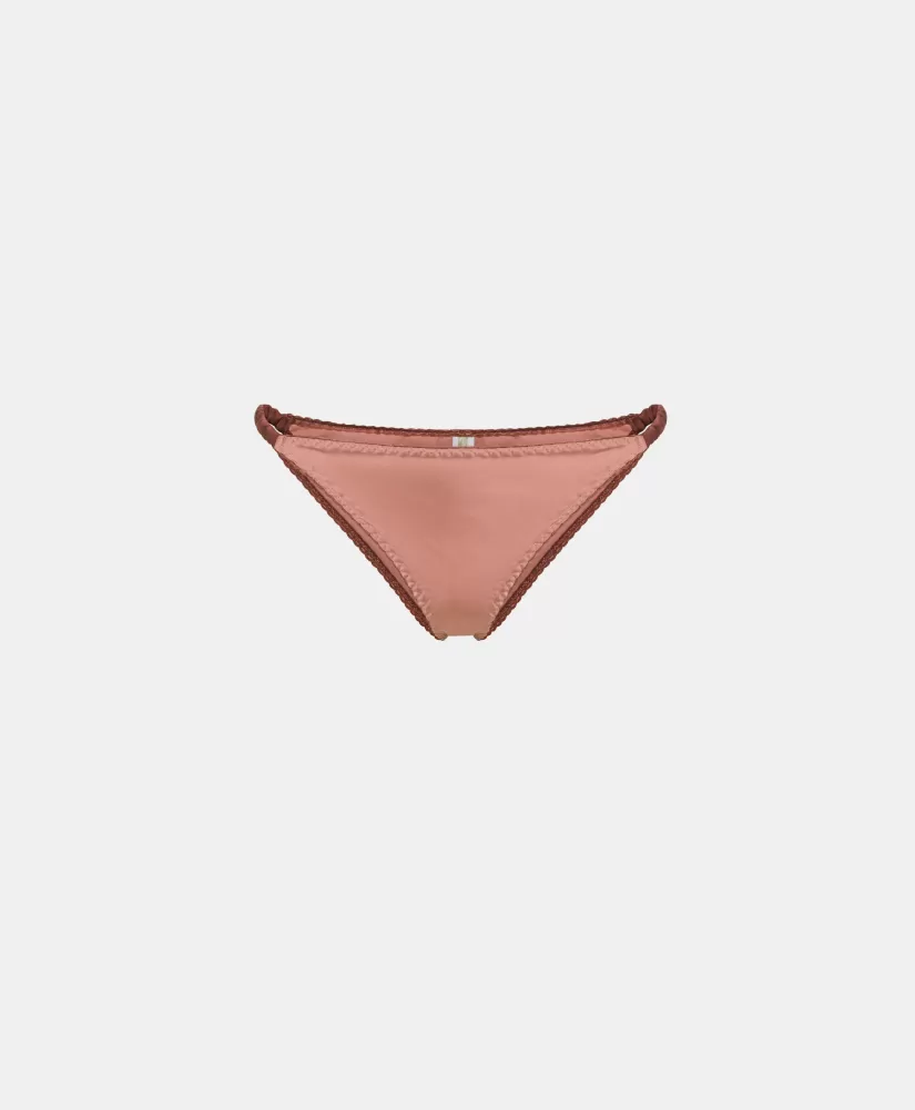 SLIP MEI IN RASO BICOLOR-ROSA ANTICO/BORDEAUX-Momoni Hot