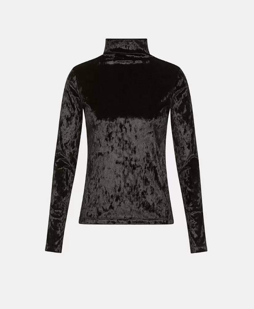 TSHIRT INE IN VELLUTO STRETCH --Momoni Clearance