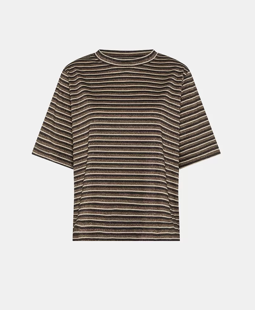 TSHIRT IORA IN JERSEY LUREX -MULTICOLORE RAME-Momoni Cheap