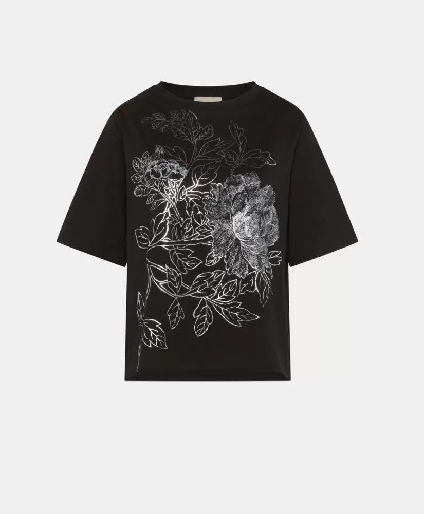 TSHIRT IORA IN JERSEY STAMPA LAMINATA--Momoni Discount