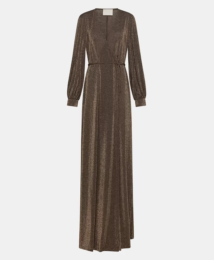 VESTITO ALATERNO IN JERSEY LUREX --Momoni Discount