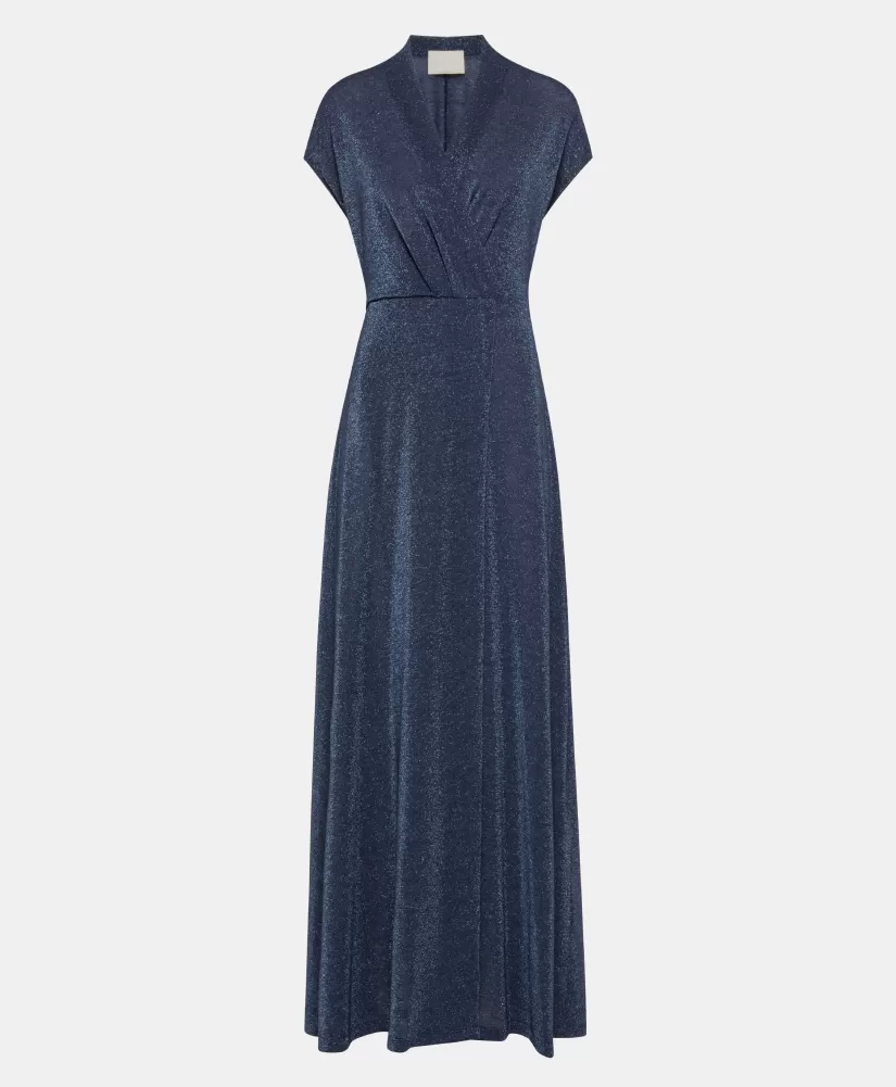VESTITO COTONARIA IN JERSEY LUREX --Momoni Shop